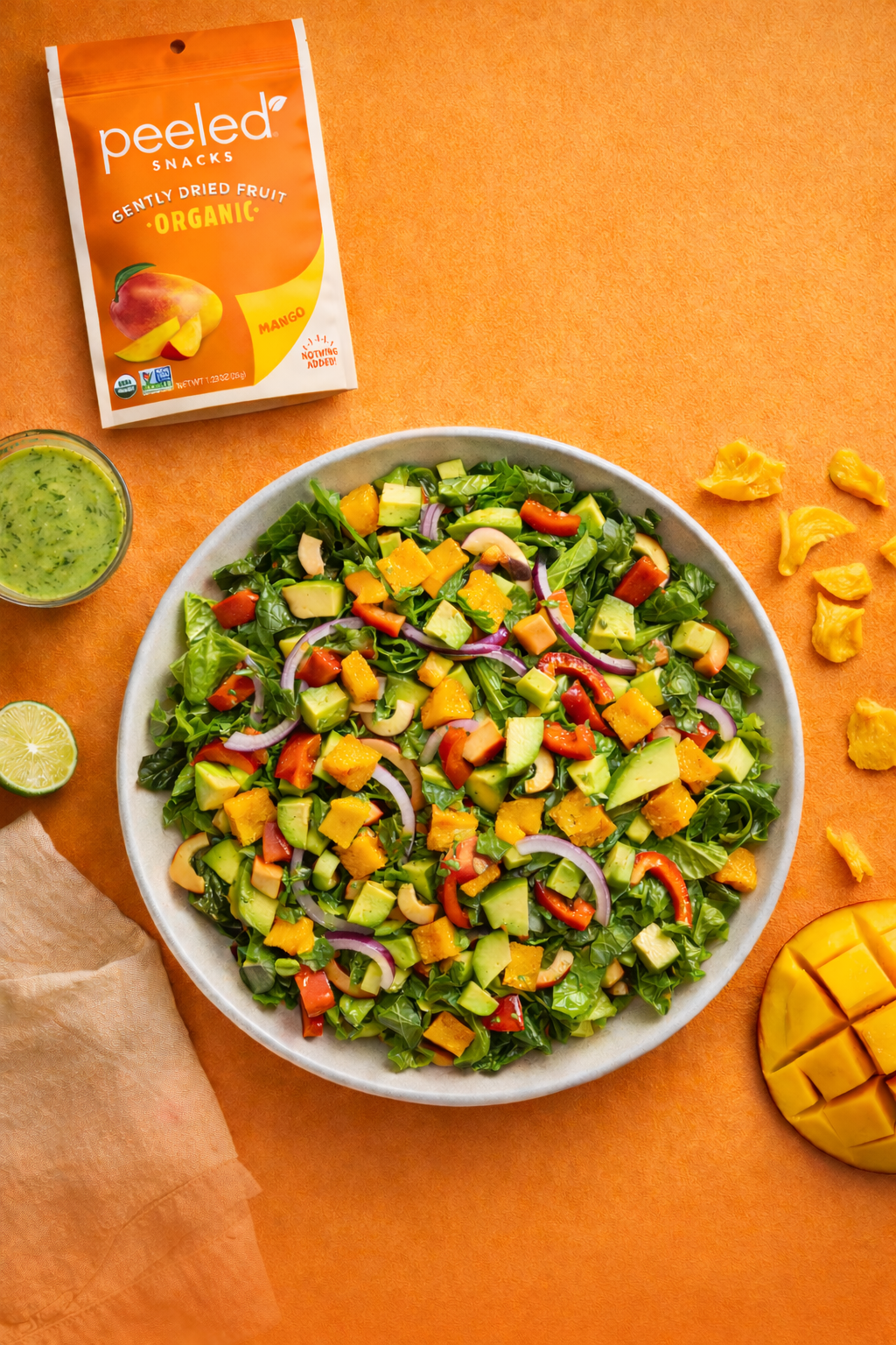 Tropical Dried Mango Power Salad