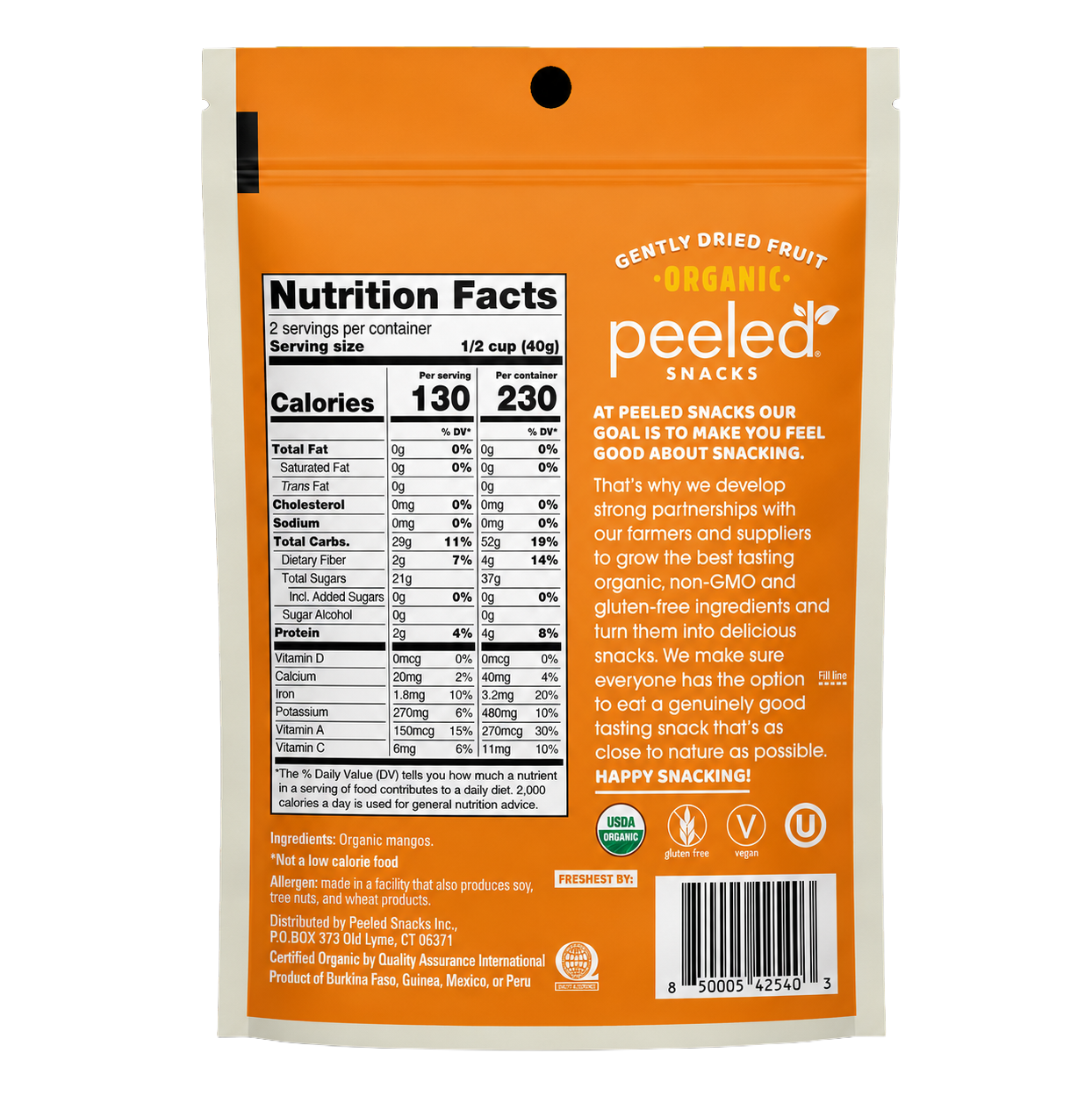 Organic Dried Mango