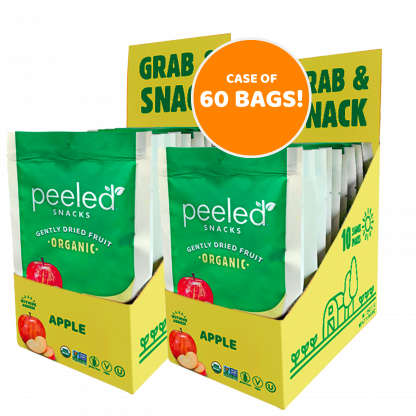 case of 60 single serve apple bags
